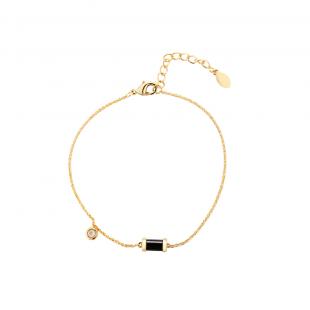 Браслет<br> 0420912750GP-B, керамика, куб.цирконий