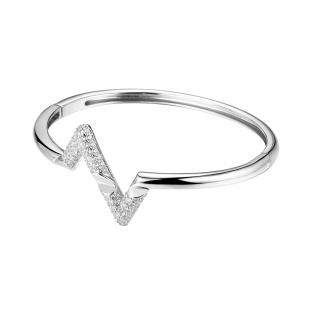 Браслет<br> 0420914607A, куб.цирконий