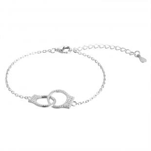 Браслет<br> 0420915376A, куб.цирконий