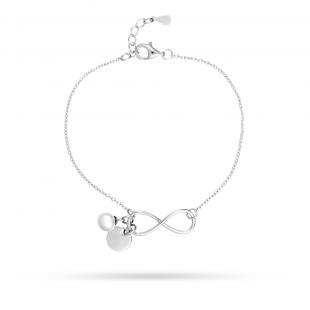 Браслет<br> 0420937222A, жемчуг (культ.), жемчуг и.