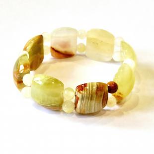 Браслет<br> 042121101MIX, агат