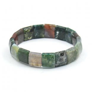 Браслет<br> 042121191MIX, моховой агат