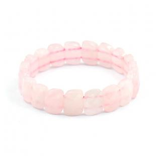 Браслет<br> 042121196O, кварц розовый