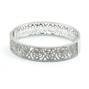 Браслет<br> 042211370A, куб.цирконий