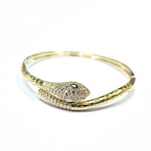 Браслет<br> 042211388GP-E, куб.цирконий