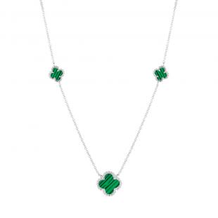 Колье<br> 0520912943E, малахит и.