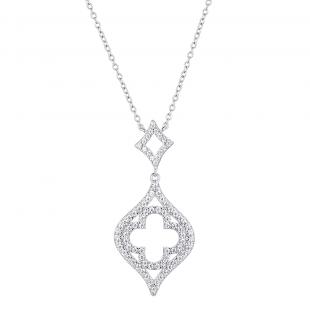 Колье<br> 0520913046A, куб.цирконий