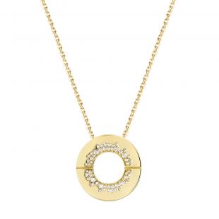 Колье<br> 0520913090GP, куб.цирконий