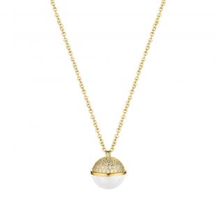 Колье<br> 0520913124GP-A, керамика, куб.цирконий