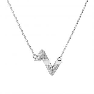 Колье<br> 0520914989A, куб.цирконий