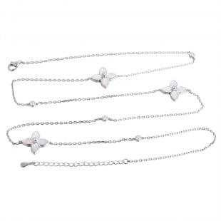 Колье<br> 0520915247A, перламутр, куб.цирконий