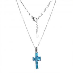 Колье<br> 0520916836N, куб.цирконий