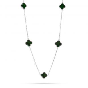 Колье<br> 052098592E, малахит и.