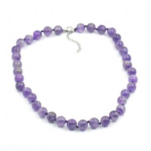 Бусы<br> 052121198F, аметист