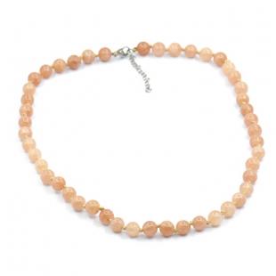 Бусы<br> 052121198J, солнечный камень (гелиолит)