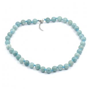 Бусы<br> 052121198N, аквамарин