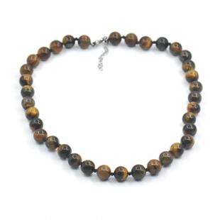 Бусы<br> 052121198P, тигровый глаз