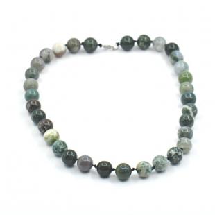 Бусы<br> 052121199MIX, моховой агат