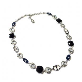 Колье<br> 052211416MIX, кристалл "swarovski", эмаль, куб.цирконий