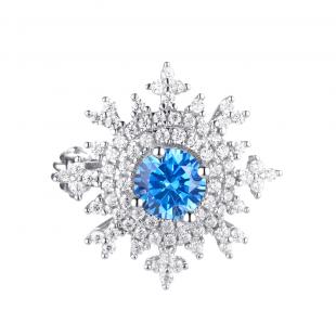 Брошь<br> 0820913027N, куб.цирконий
