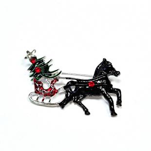 Брошь<br> 082411124B, кристалл "swarovski"