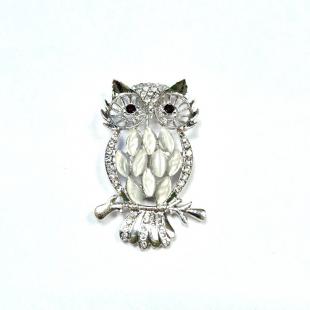 Брошь<br> 082411129A, кристалл "swarovski", стекло ювелирное