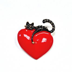 Брошь<br> 082411132GP-D, керамика