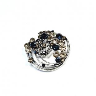 Брошь<br> 082411143C, куб.цирконий