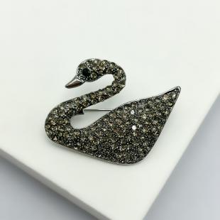Брошь<br> 082411209T, кристалл "swarovski"