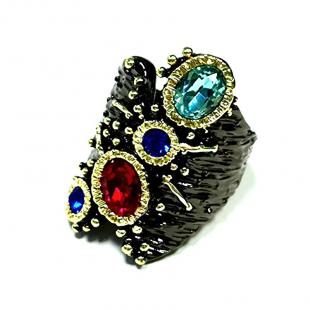 Кольцо<br> 21238925235BRP-MIX, куб.цирконий