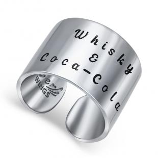 Серебряное кольцо<br> 21WCC-W-198, эмаль