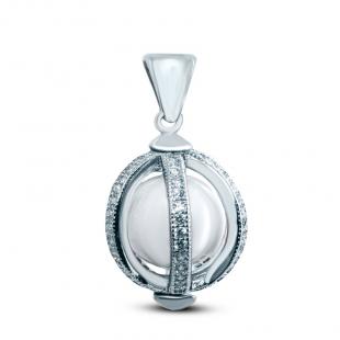 Подвеска<br> 23FYE6413-113, майорика, куб.цирконий