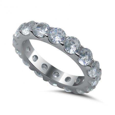 Серебряное кольцо, вставка: куб.цирконий, арт.:012022818a, SilverWings, рис. 1