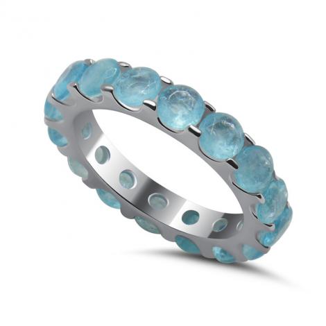 Серебряное кольцо, вставка: куб.цирконий, арт.:012022818n, SilverWings, рис. 1