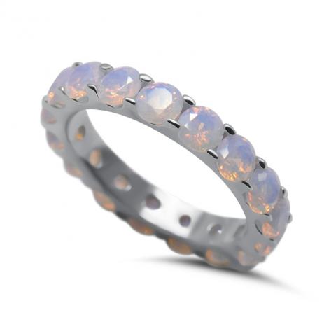 Серебряное кольцо, вставка: куб.цирконий, арт.:012022818o-cb11, SilverWings, рис. 1
