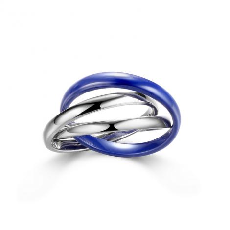 Кольцо, вставка: керамика, арт.:0120911301ccf, SilverWings, рис. 1