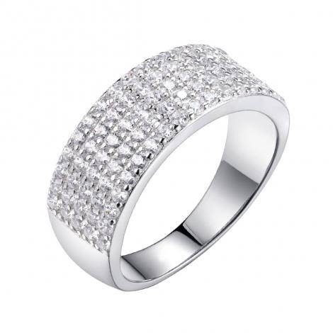 Кольцо, вставка: куб.цирконий, арт.:0120911411a, SilverWings, рис. 1