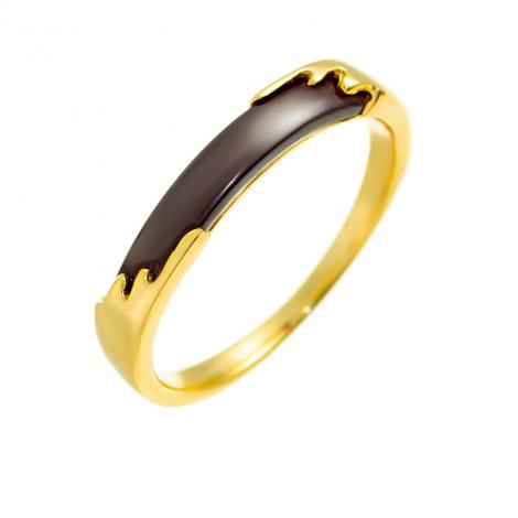 Кольцо, вставка: керамика, арт.:0120911572gp, SilverWings, рис. 1