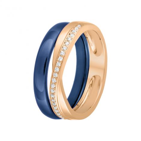 Кольцо, вставка: керамика, куб.цирконий, арт.:0120911798pgp-c, SilverWings, рис. 1