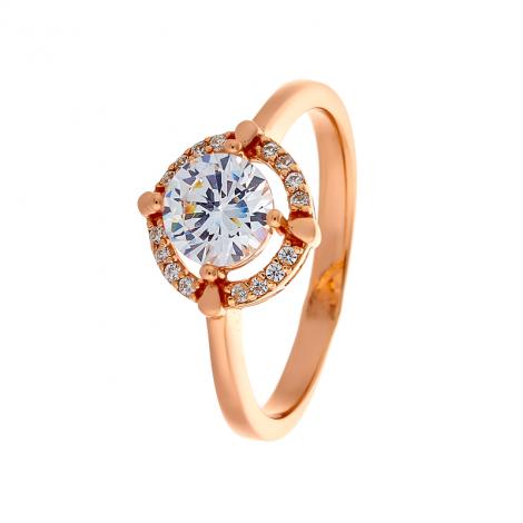 Кольцо, вставка: куб.цирконий, арт.:0120912158pgp-a, SilverWings, рис. 1