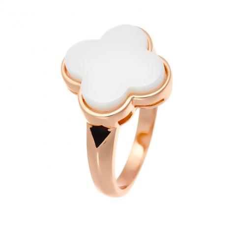 Кольцо, вставка: керамика, эмаль, арт.:0120912176pgp-a, SilverWings, рис. 1