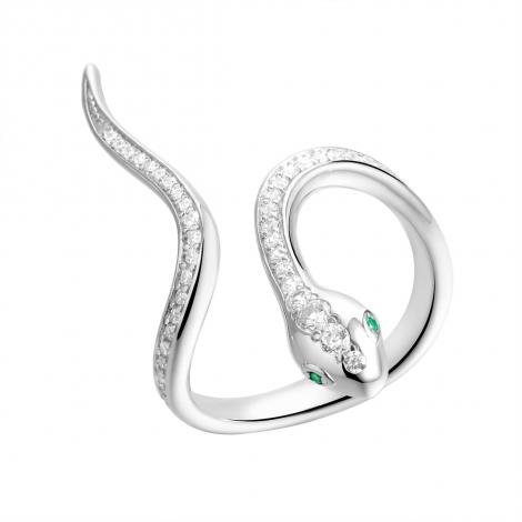 Кольцо, вставка: нанокристалл, куб.цирконий, арт.:0120914651a-e, SilverWings, рис. 1