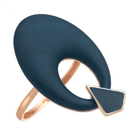 Кольцо, вставка: керамика матовая, эмаль, арт.:0120922272pgp-c-m, SilverWings, рис. 1