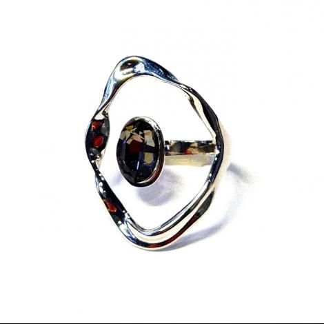 Кольцо, вставка: куб.цирконий, арт.:012211306t, SilverWings, рис. 1