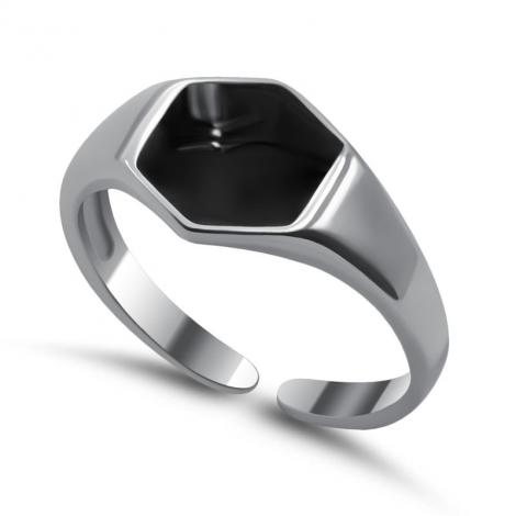 Серебряное кольцо, вставка: эмаль, арт.:012231183b, SilverWings, рис. 1