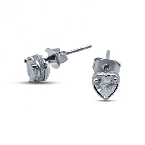 Серьги, вставка: куб.цирконий, арт.:021192212281a, SilverWings, рис. 1