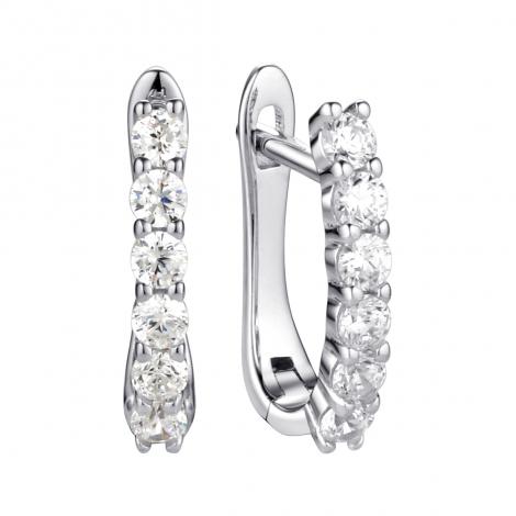 Серьги, вставка: куб.цирконий, арт.:0220911795a, SilverWings, рис. 1