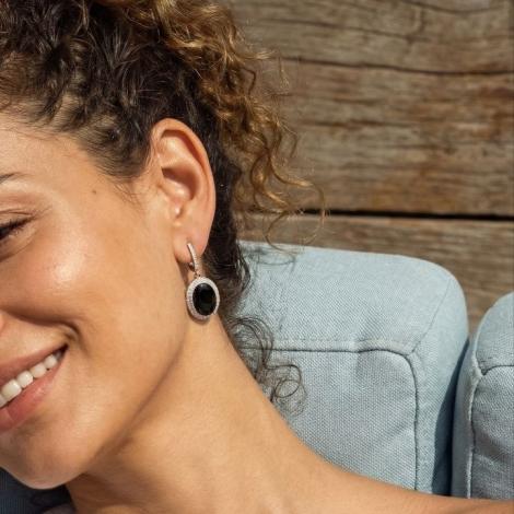 Серьги, вставка: керамика, куб.цирконий, арт.:0220911857ab, SilverWings, рис. 2