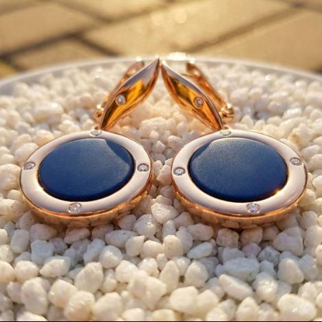 Серьги, вставка: керамика матовая, куб.цирконий, арт.:0220912177pgp-c-m, SilverWings, рис. 2