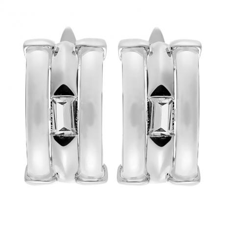 Серьги, вставка: керамика, куб.цирконий, арт.:0220912251a, SilverWings, рис. 1